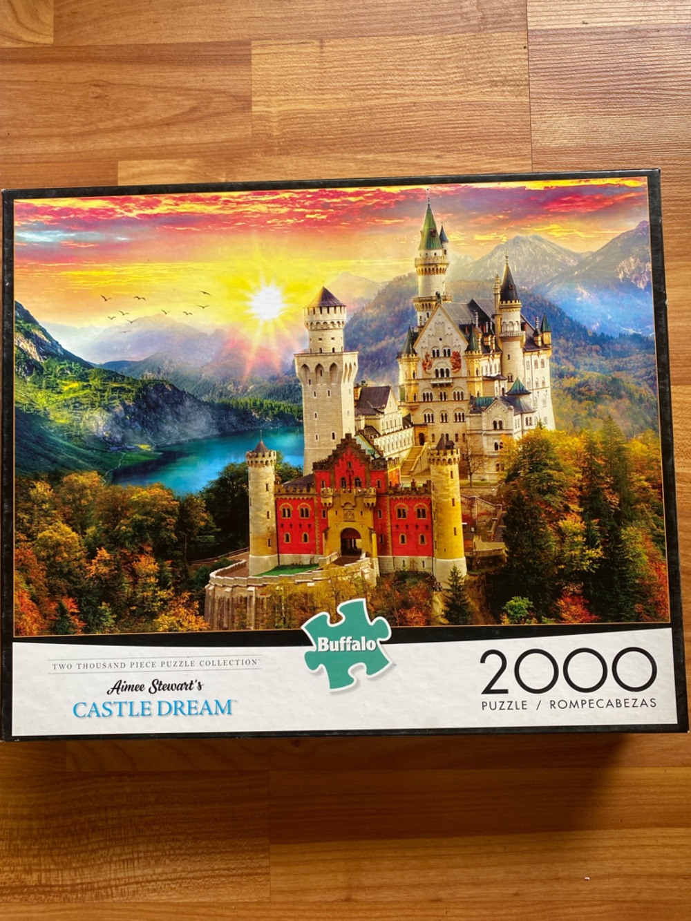 Buffalo Aimee Stewart’s Castle Dream Puzzle - Red, Yellow, Blue, Green